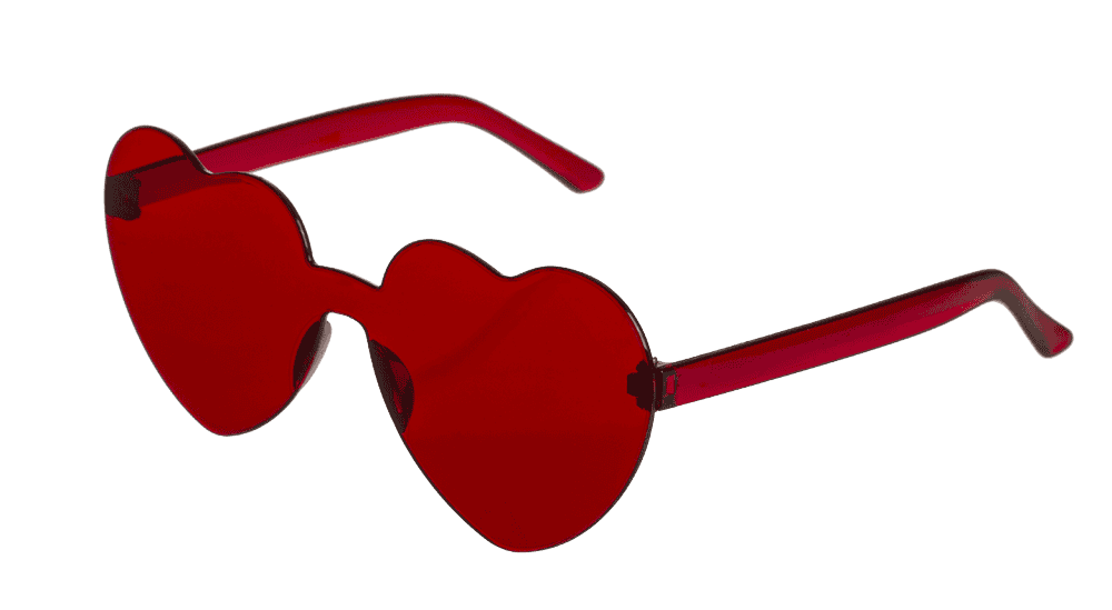 Fun glasses, Hearts,