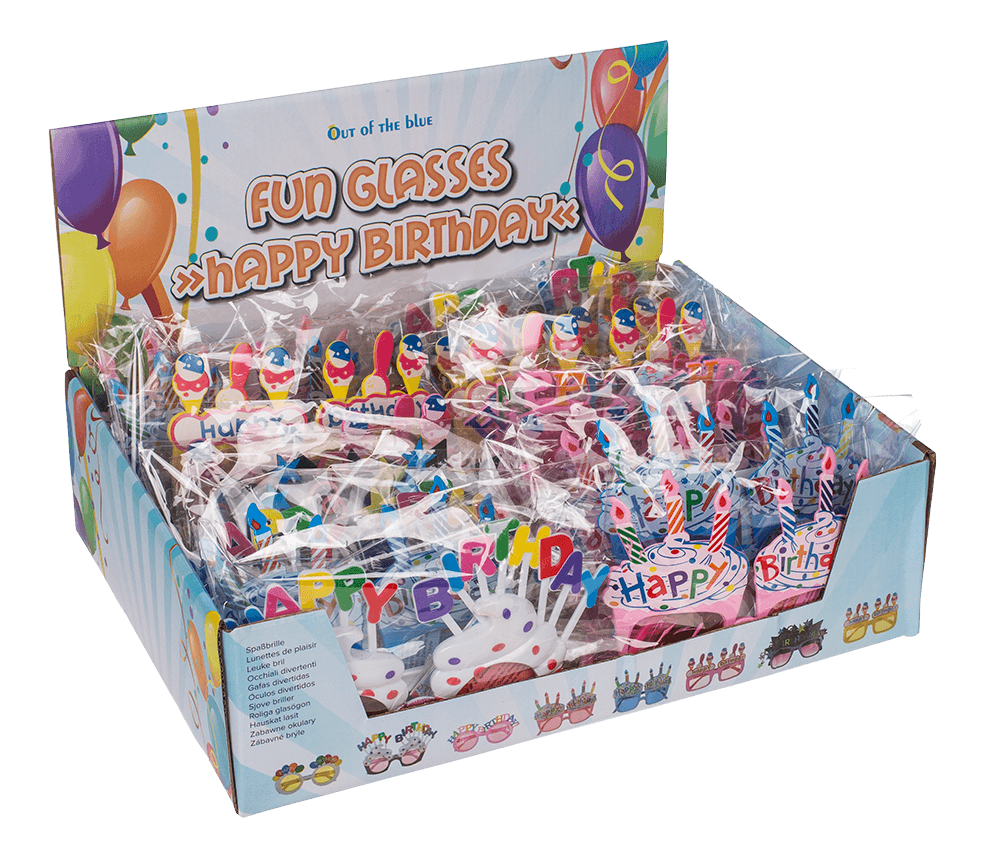 Fun glasses, happy birthday,