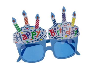 Fun glasses, happy birthday,