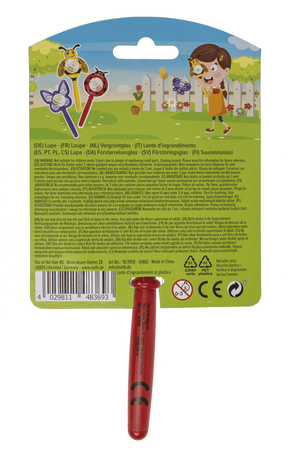 Nature and Insect Magnifier, approx. 16,5 cm,