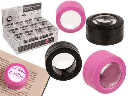Portable Magnifying Glass with LED