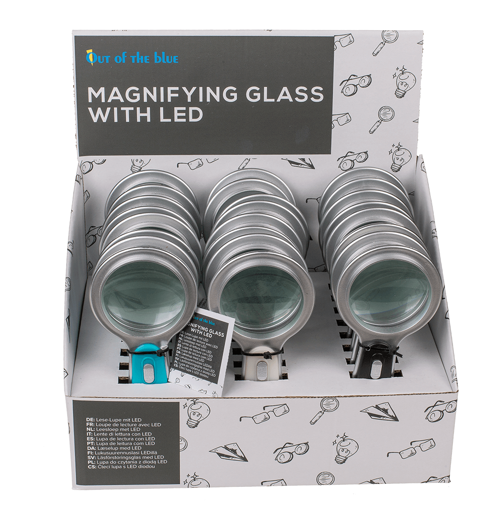 Magnifying Glass with LED (incl. 1x CR2016),