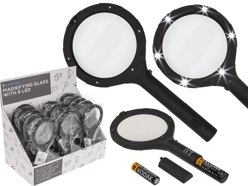 Magnifying Glass with 6 LED,