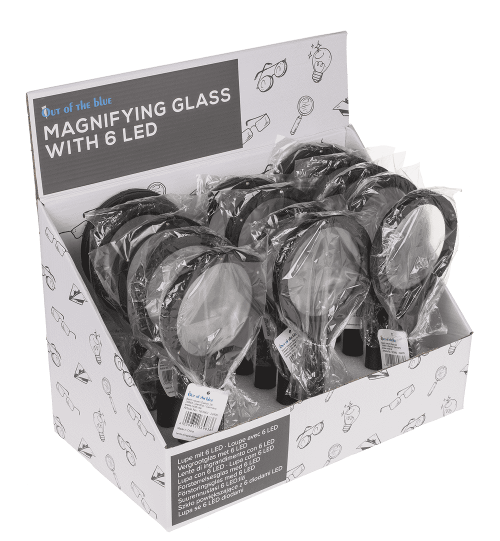 Magnifying Glass with 6 LED,