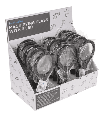 Magnifying Glass with 6 LED,