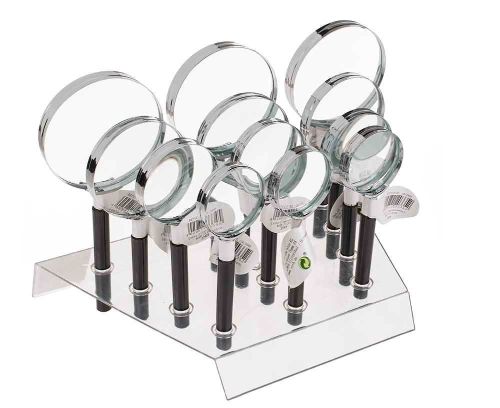 Magnifying Glass, 4 sizes assorted,