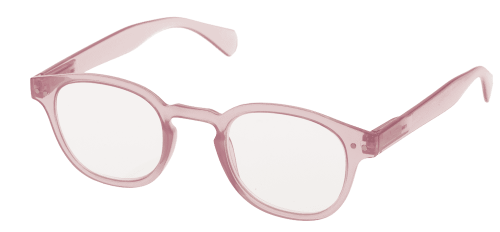 Reading glasses with plastic frame, 5 strengths,