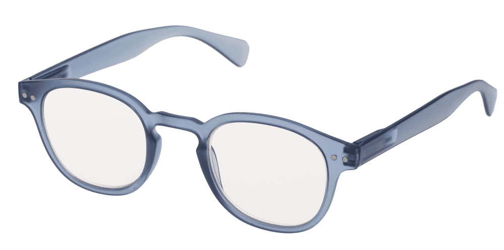 Reading glasses with plastic frame, 5 strengths,