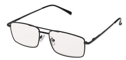 Reading glasses with metal frame, 5 strengths,