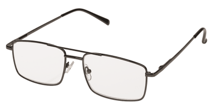 Reading glasses with metal frame, 5 strengths,
