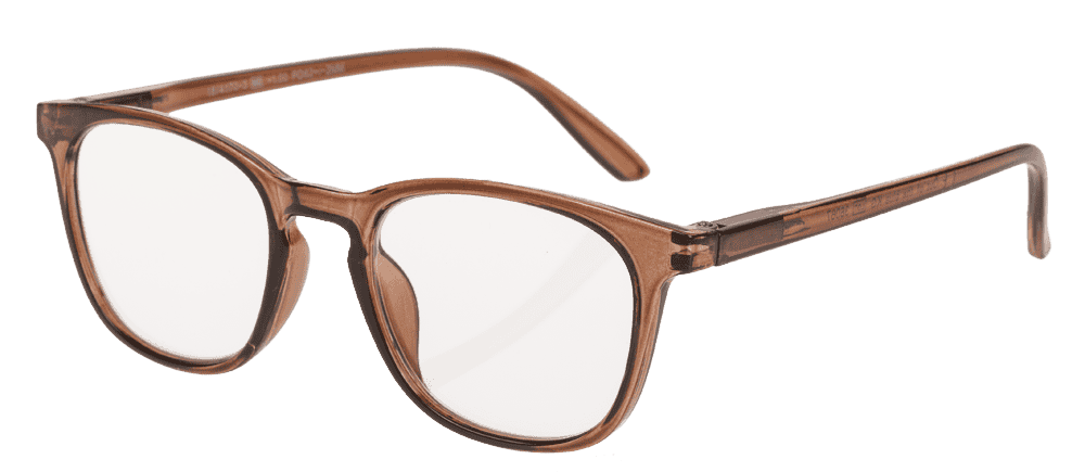 Reading glasses with plastic frame, 5 strengths,