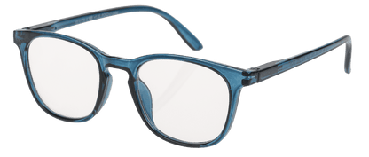 Reading glasses with plastic frame, 5 strengths,