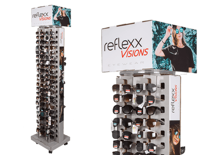 Floor display for 88 sunglasses,