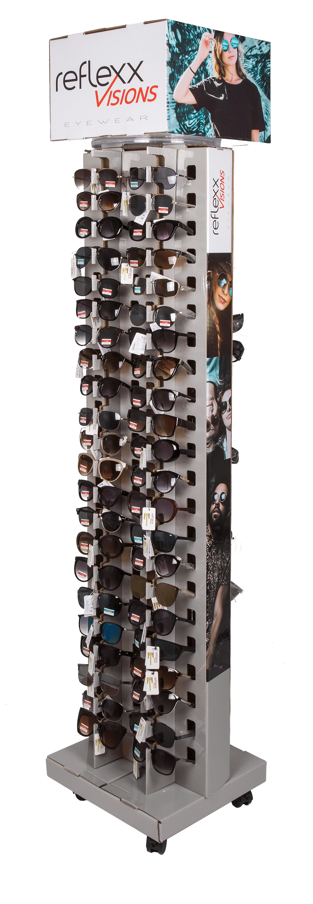 Floor display for 88 sunglasses,