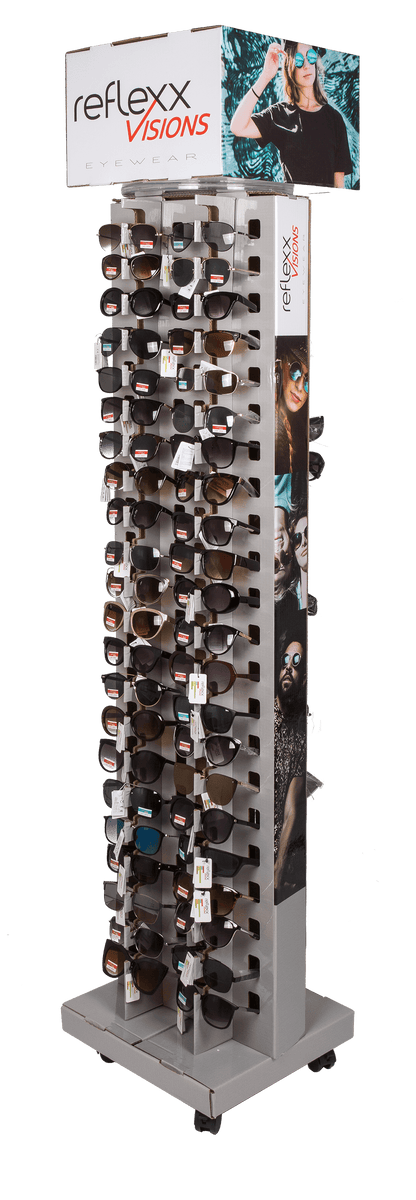 Floor display for 88 sunglasses,