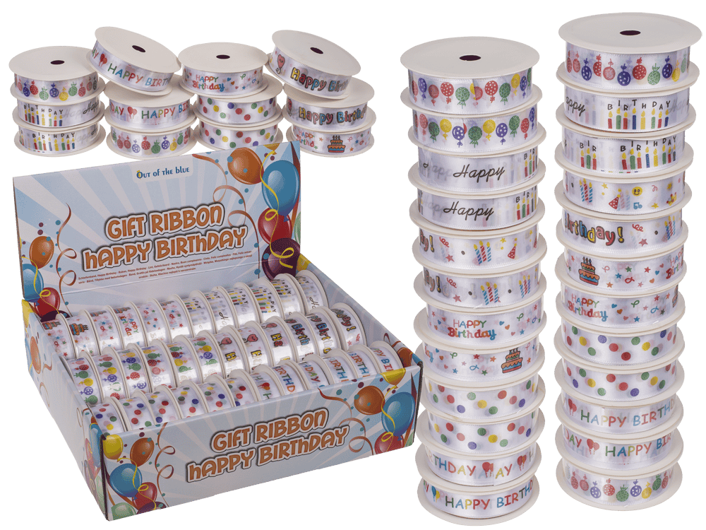 Gift Ribbon, Happy Birthday,