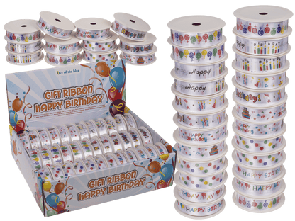 Gift Ribbon, Happy Birthday,