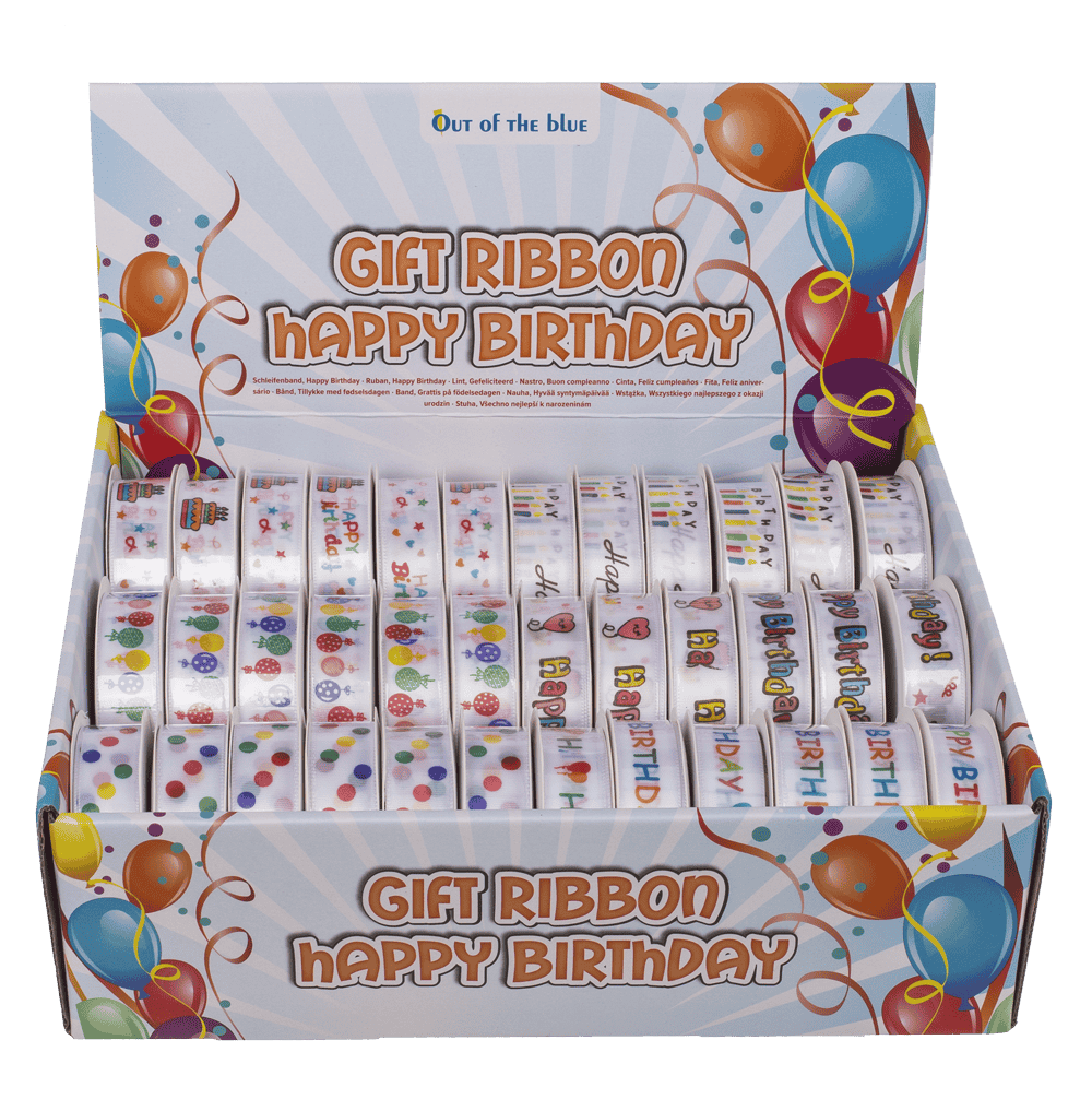 Gift Ribbon, Happy Birthday,