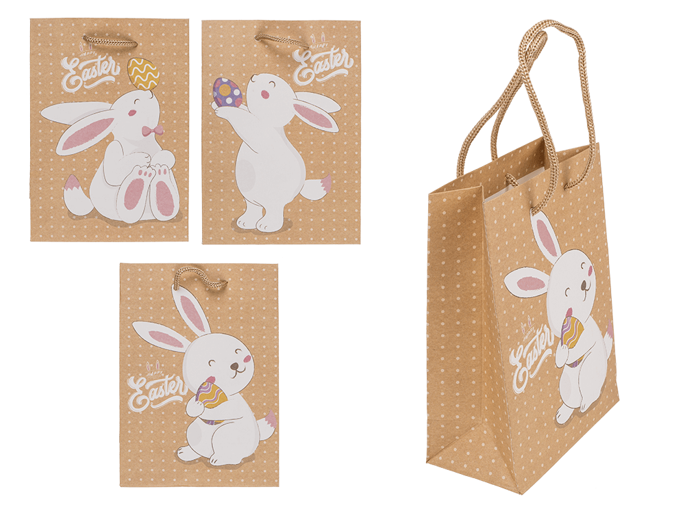 Gift Paper bag, Bunny, 12 x 6 x 16 cm,