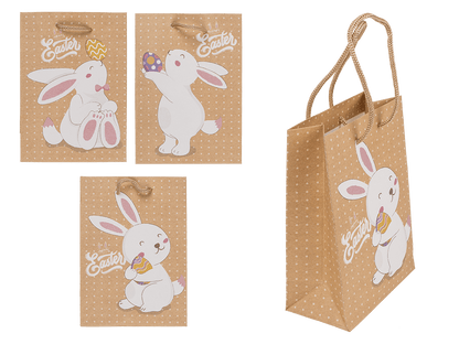 Gift Paper bag, Bunny, 12 x 6 x 16 cm,