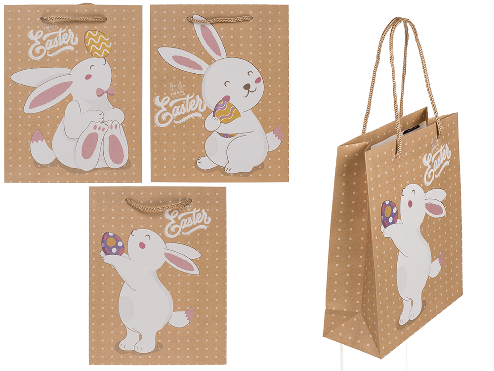 Gift Paper bag, Bunny,18 x 8 x 23  cm,