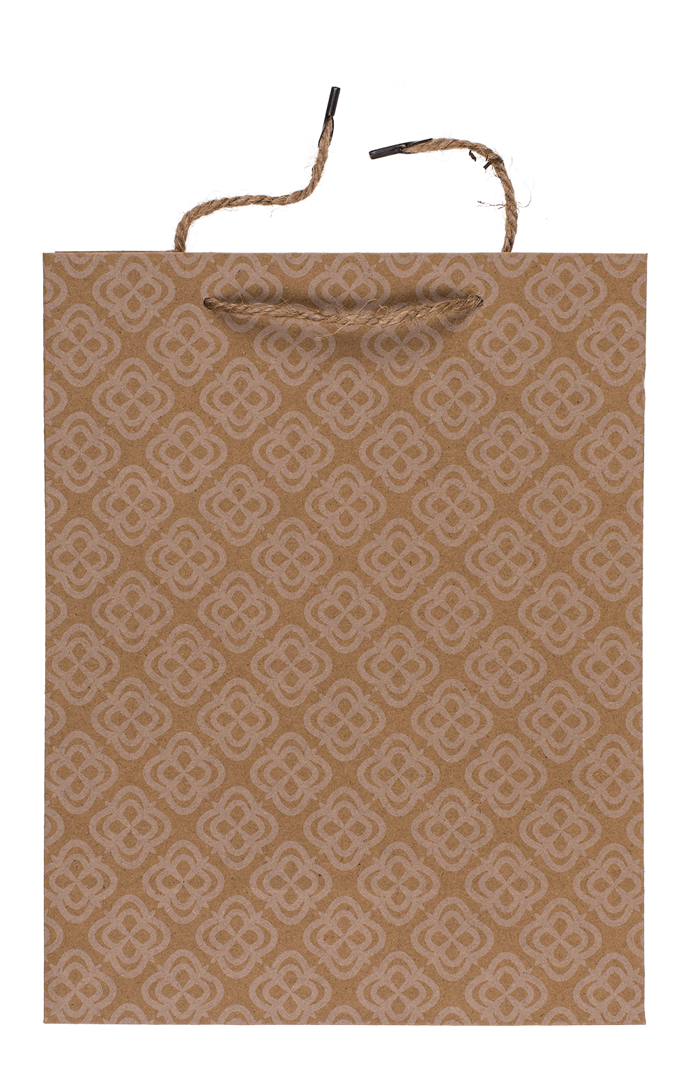 Kraft paper bag,with floral ornament,