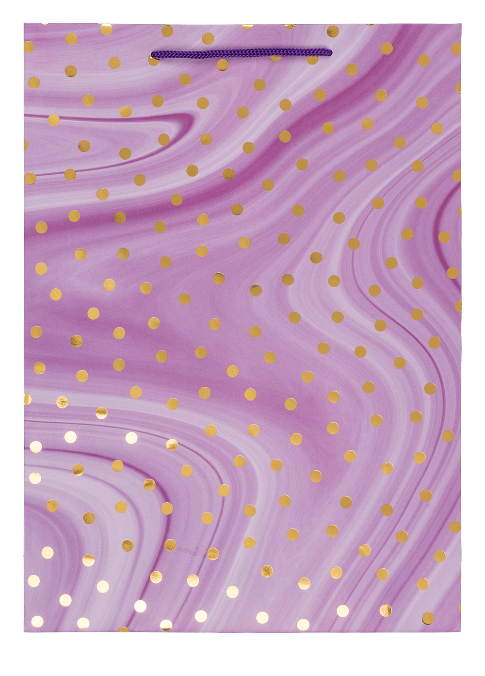 Paper bag, Golden Dots,