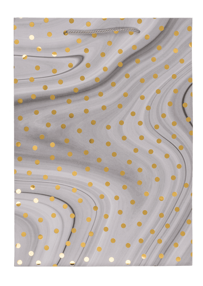 Paper bag, Golden Dots,