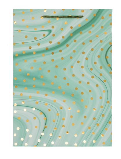 Paper bag, Golden Dots,