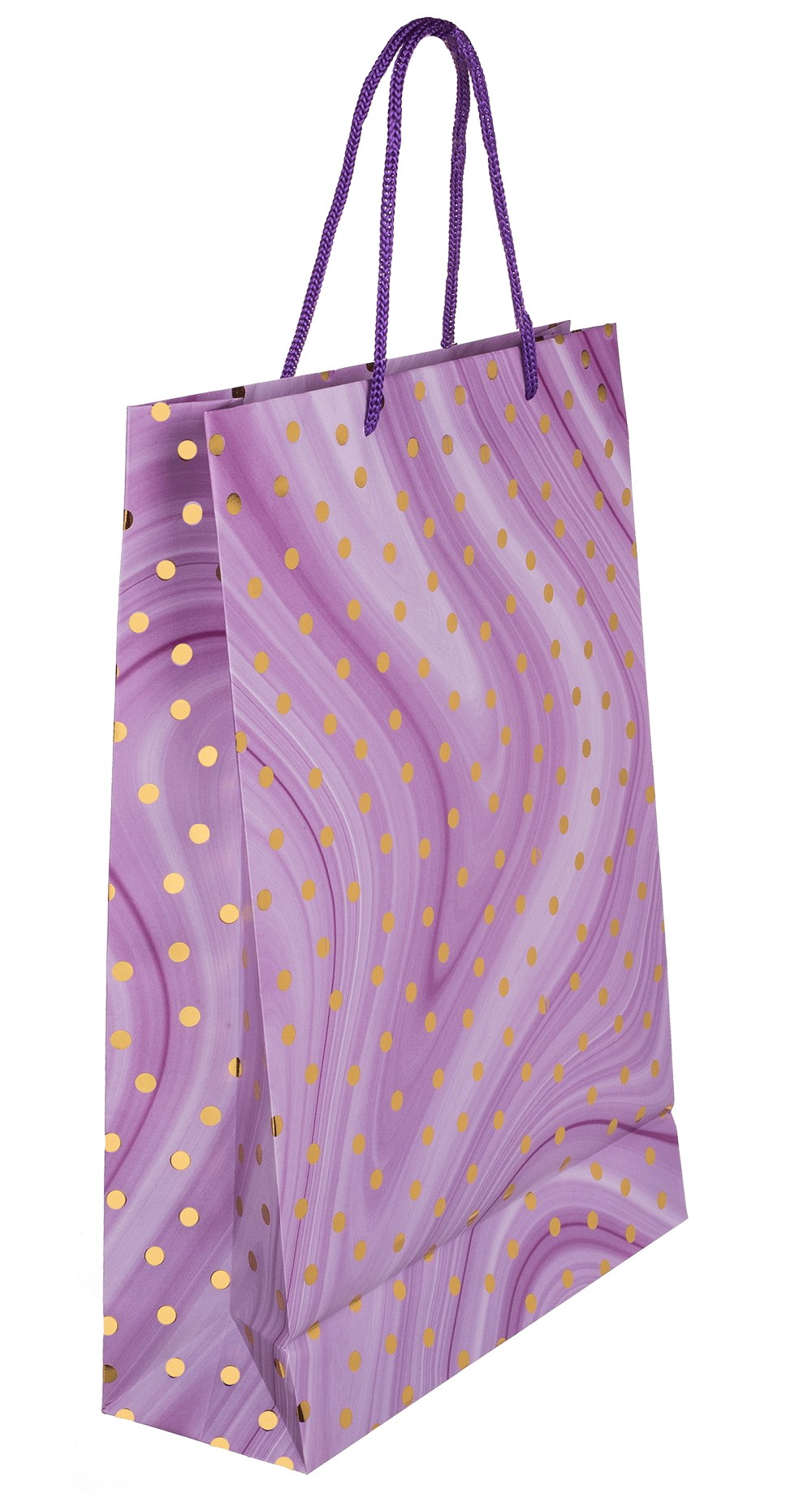 Paper bag, Golden Dots,