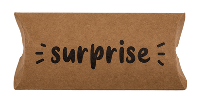 Kraft paper pillow boxes, For you, Congrats,