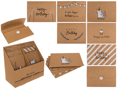 Craft paper gift card 2 in 1,