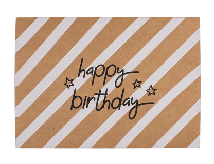 Craft paper gift card 2 in 1,