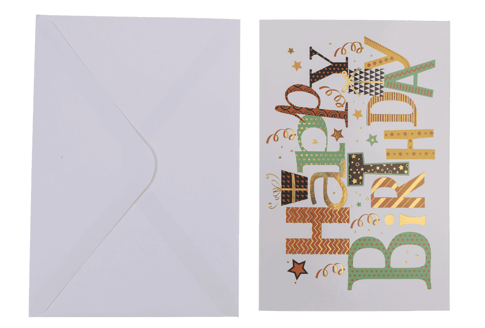 Pop-Up present card, Happy Birthday,