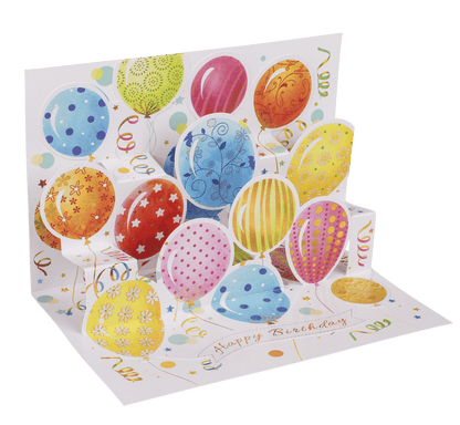 Pop-Up present card, Happy Birthday,