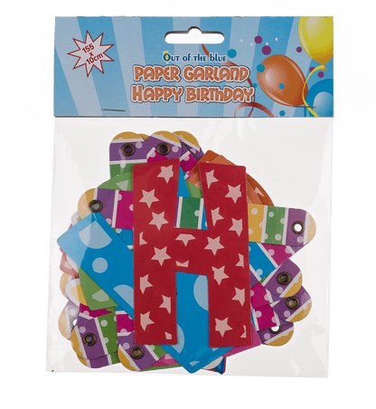 Paper Garland, Happy Birthday,