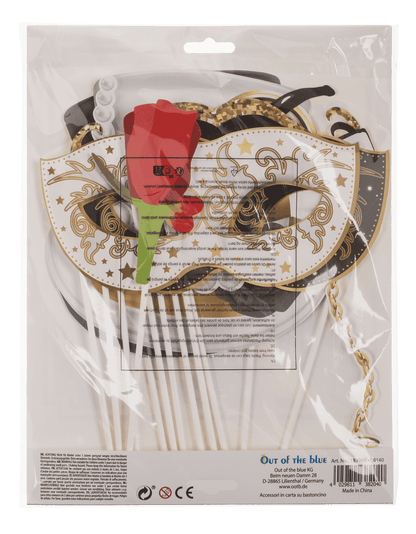 Party photo accessories on stick,