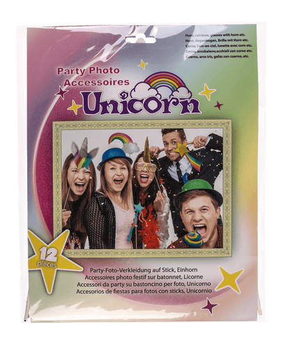 Party photo accessories, unicorn,