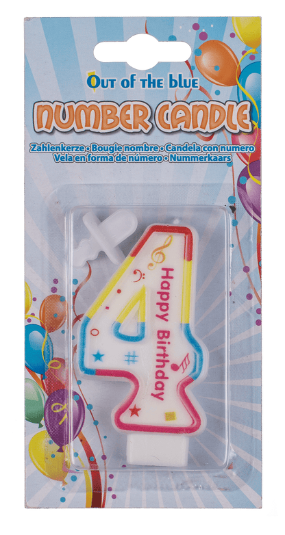Number candle 4,