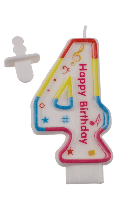 Number candle 4,