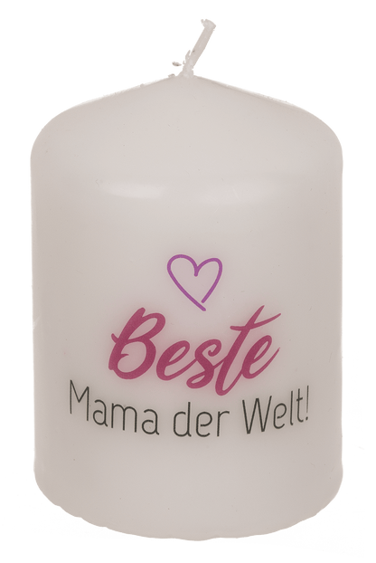Pillar candle, Beste Mama der Welt,