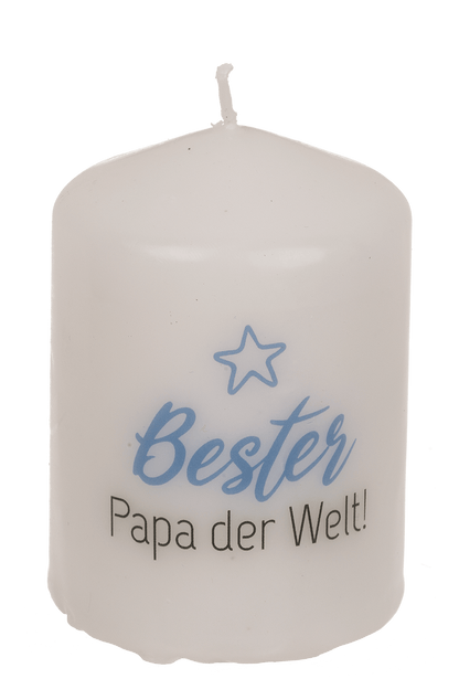 Pillar candle, Bester Papa der Welt,