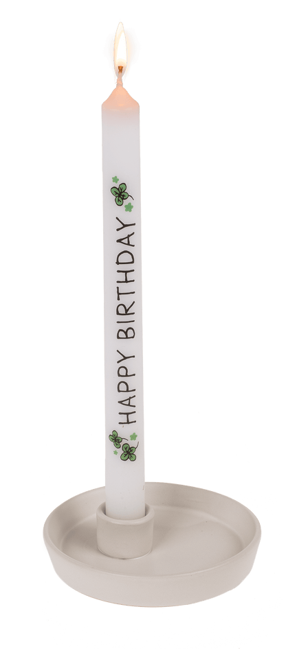 Stick candle, Happy Birthday,