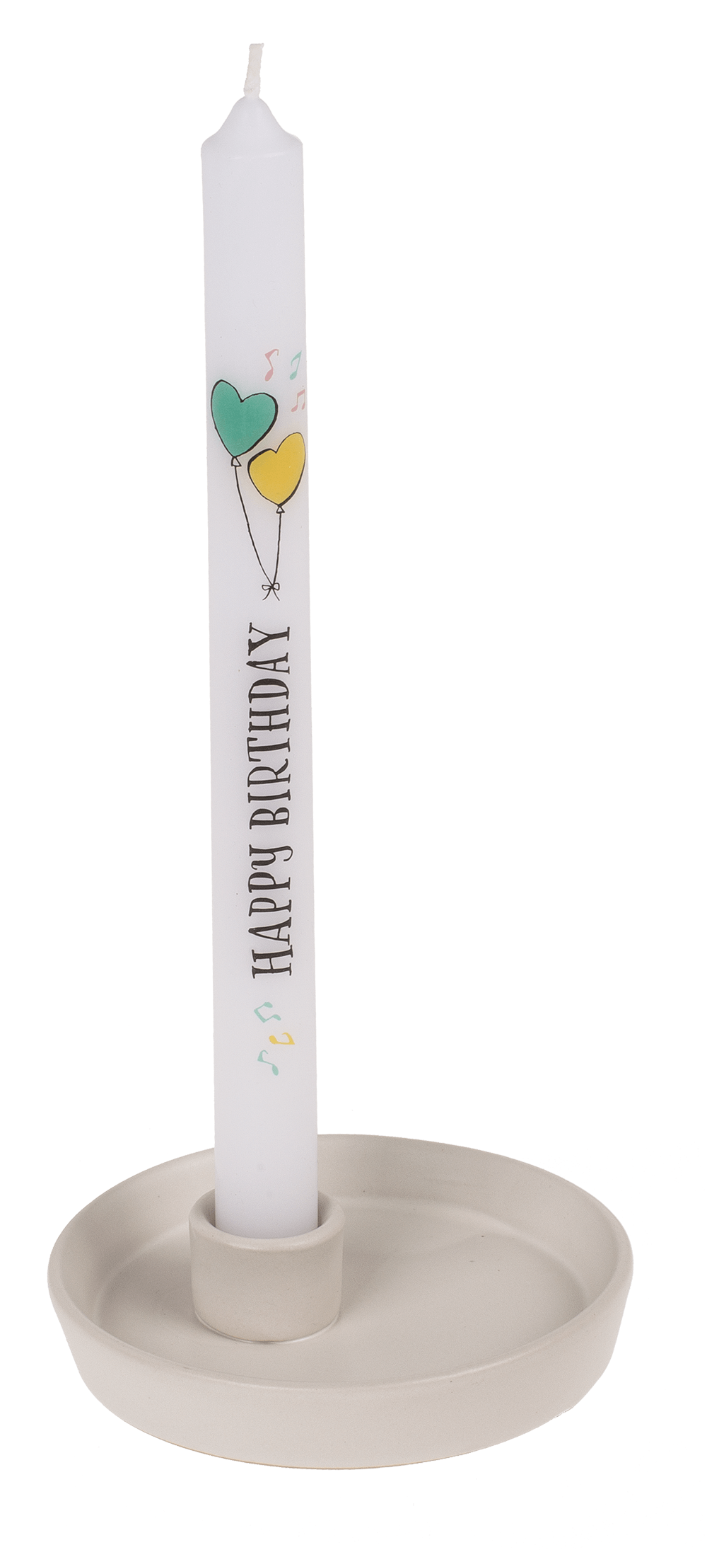 Stick candle, Happy Birthday,