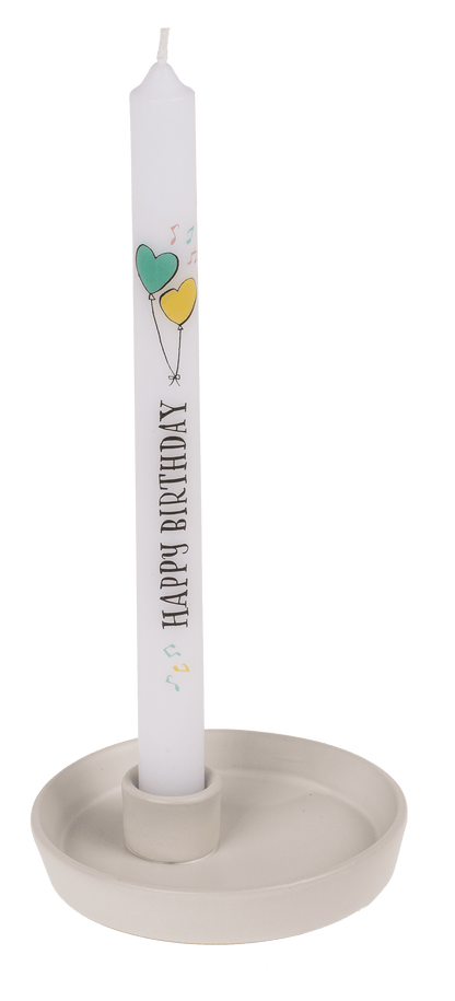Stick candle, Happy Birthday,