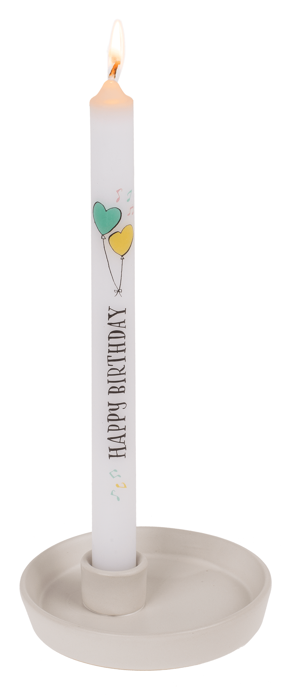 Stick candle, Happy Birthday,