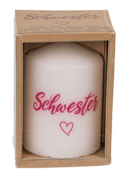 Pillar candle, Schwester <3,