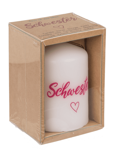 Pillar candle, Schwester <3,