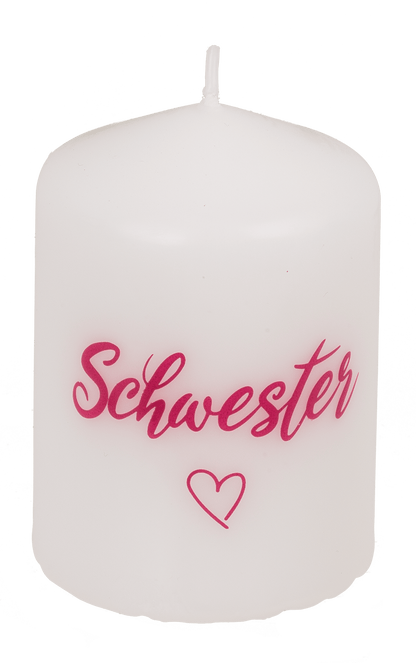 Pillar candle, Schwester <3,