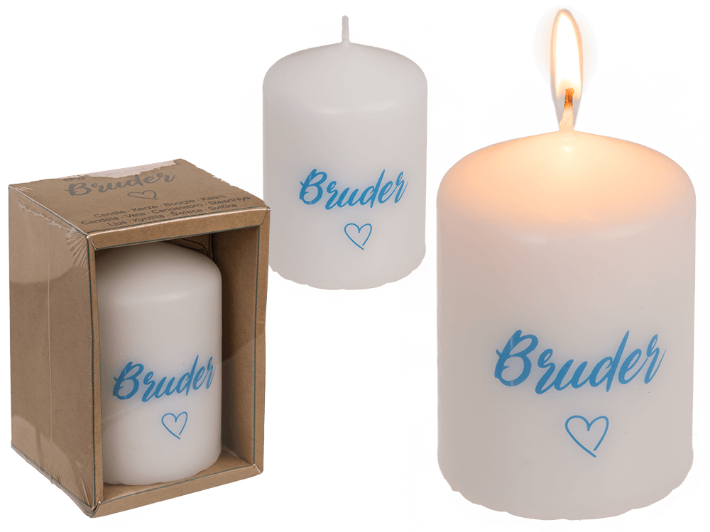 Pillar candle, Bruder <3,